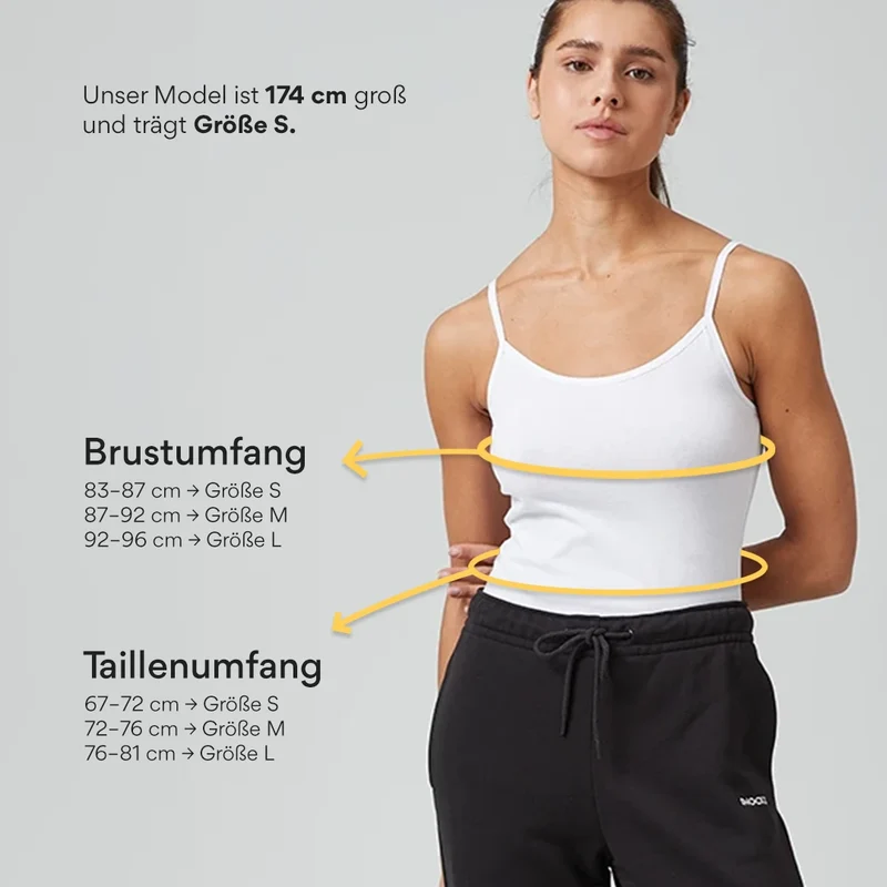 Damen Spaghetti Tops | Weiß