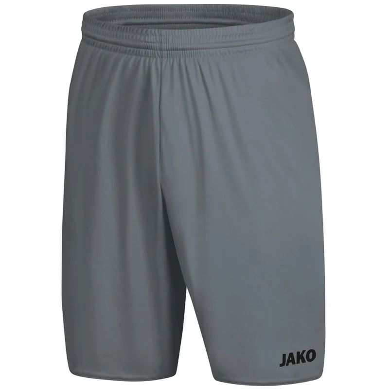 JAKO Sporthose Manchester 2.0 mit JAKO Logo, ohne Innenslip - steingrau