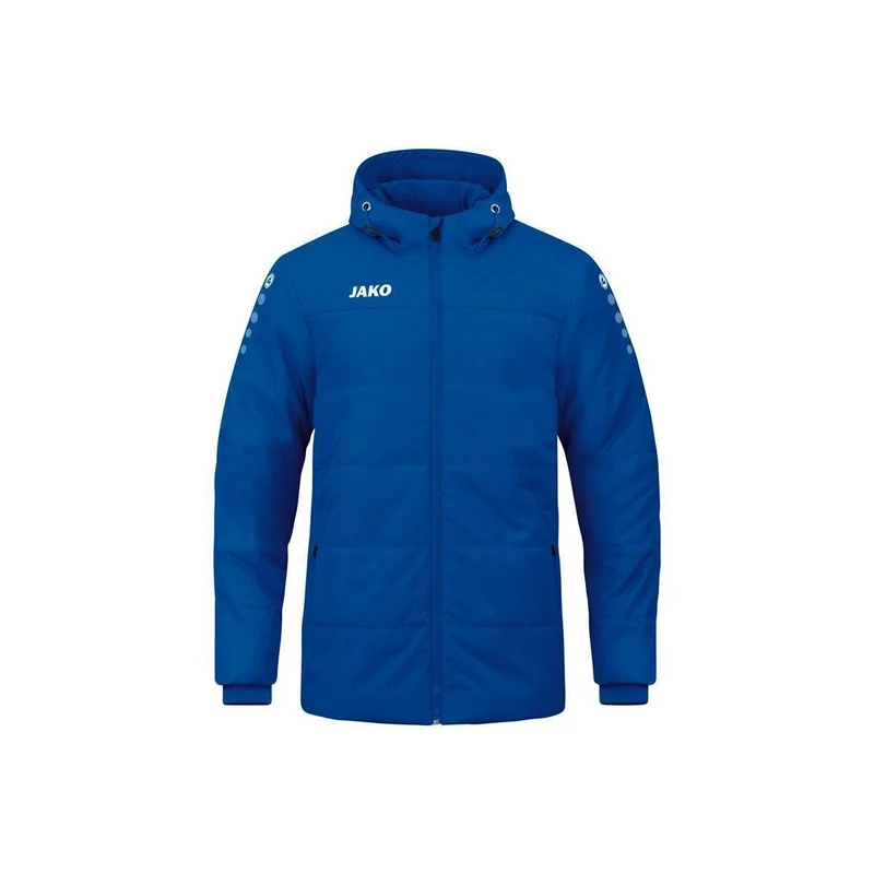 JAKO Coachjacke Team mit Kapuze - royal