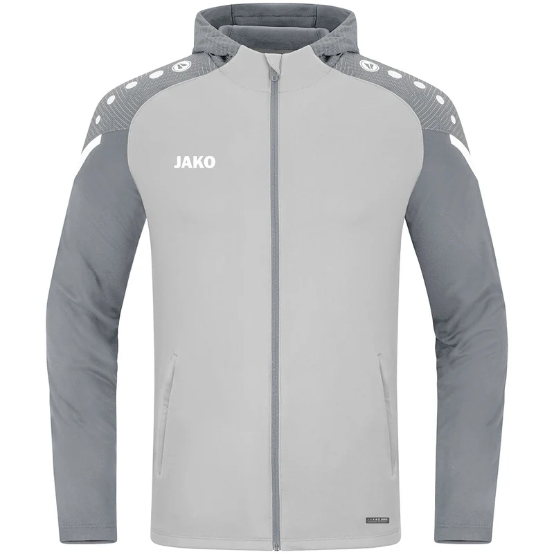 JAKO Kapuzenjacke Performance - soft grey/steingrau