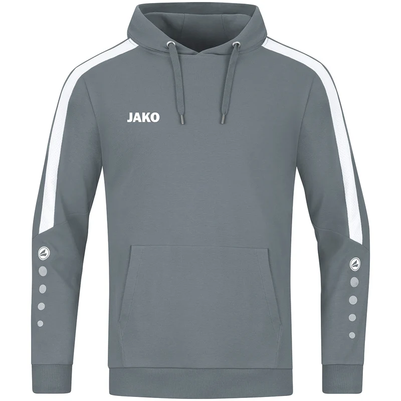 JAKO Kapuzensweat Power - steingrau