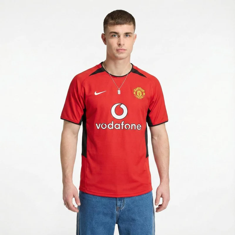 Manchester United Heimtrikot 02/04 Herren Fan-Version (Retro)
