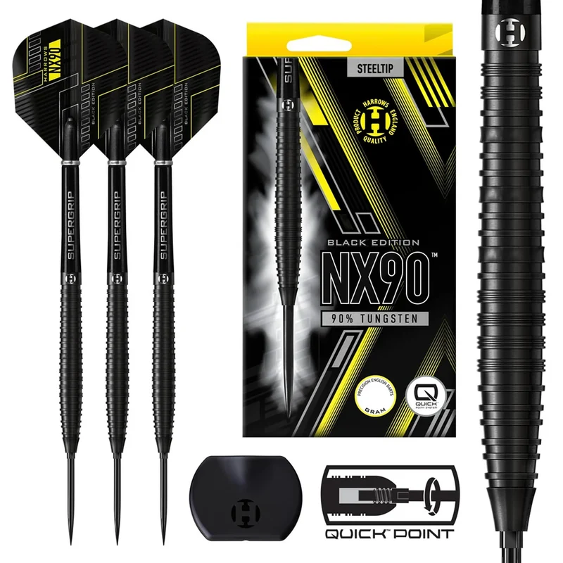 NX90 Black Edition 90% Tungsten - Quick Point Darts