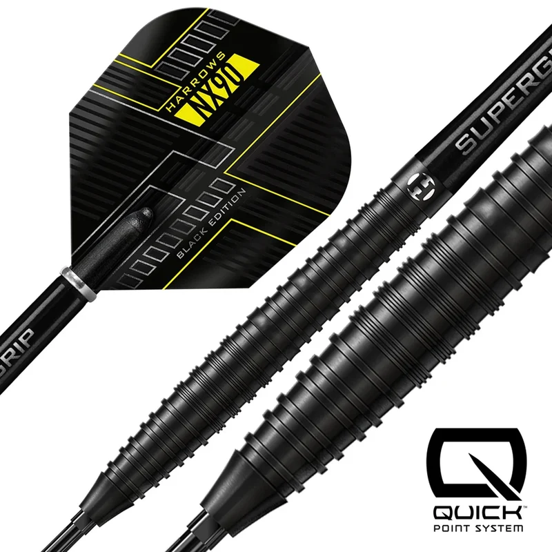 NX90 Black Edition 90% Tungsten - Quick Point Darts