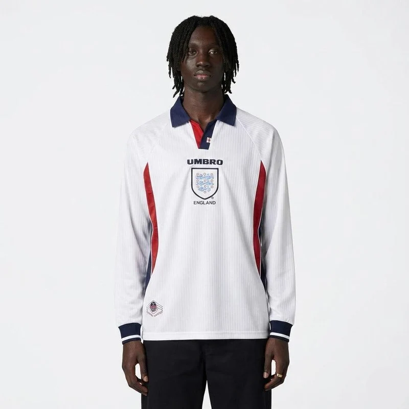 England Langarm Heimtrikot 98/99 Herren Fan-Version (Retro)