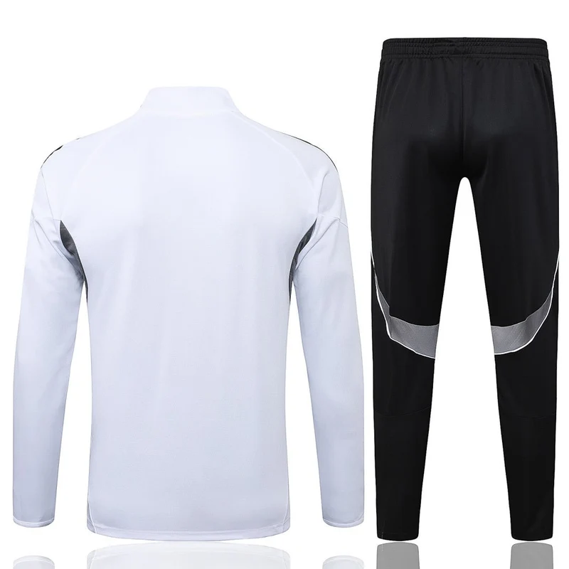 Deutschland Trainingsanzug 2025/2026 Jacke Weiß und Hose Schwarz
