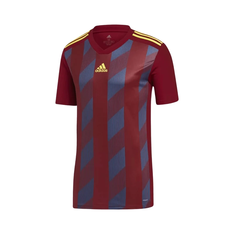 Adidas Fußball Striped 19 Trikot dunkelrot/gelb