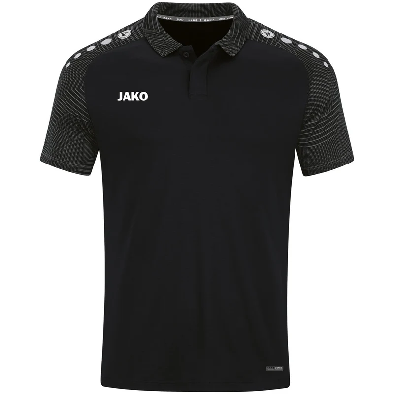 JAKO Polo Performance - schwarz/anthra light