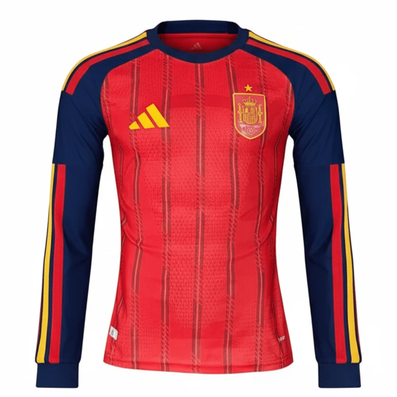 Spanien Heimtrikot Langarm 2026/27 Herren Spieler-Version