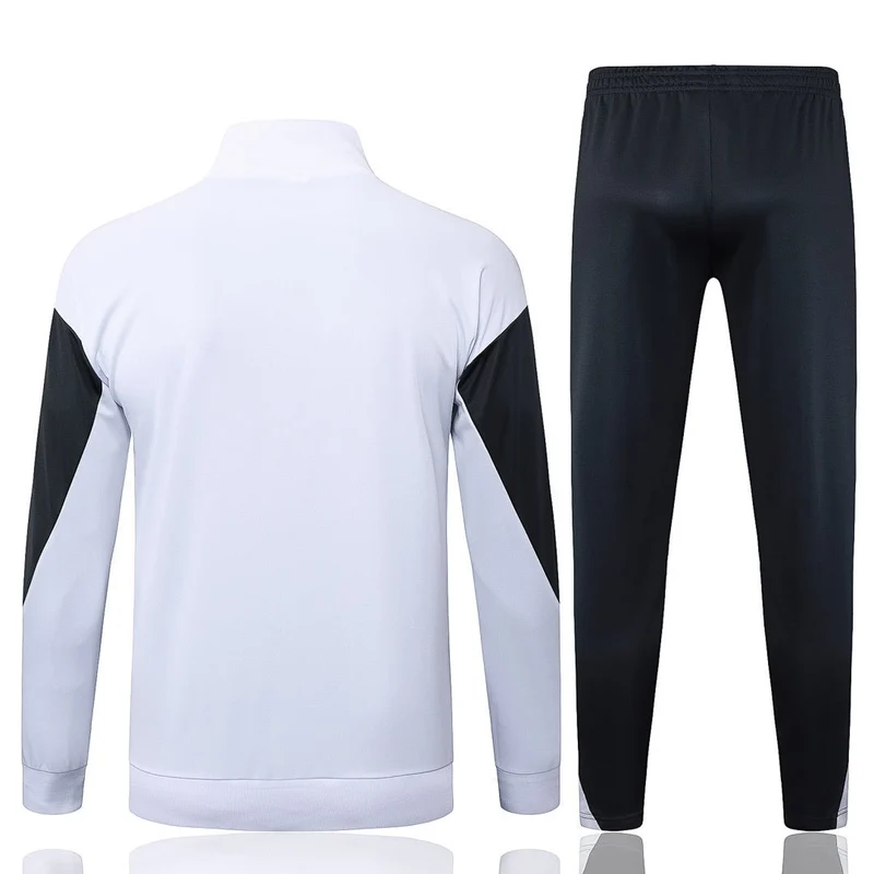 Chelsea Trainingsanzug 25/26 Jacke Weiß und Hose Schwarz