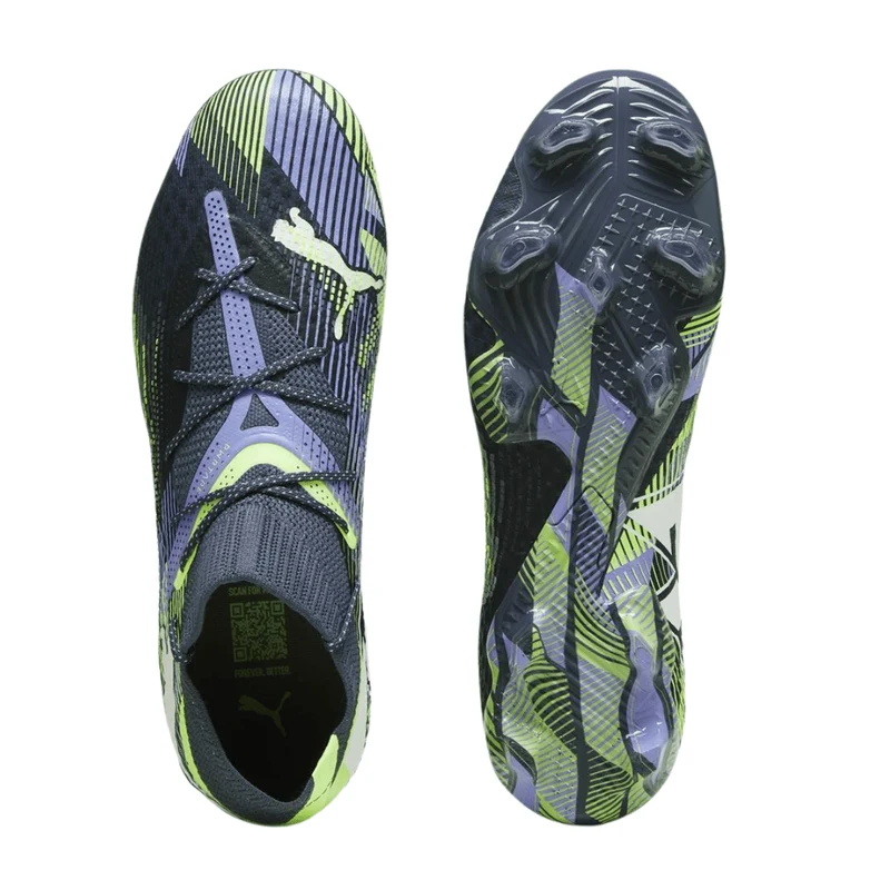 Puma Future 7 Ultimate FG/AG grau weiß fizzy apple