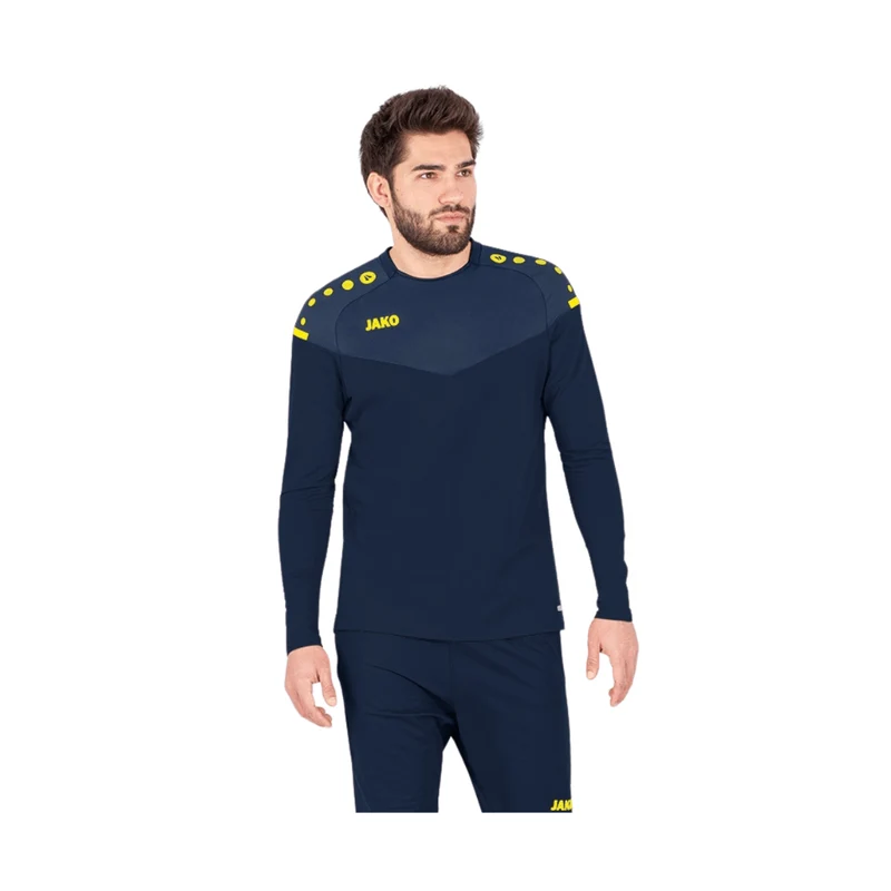 JAKO Sweat Champ 2.0 - marine/darkblue/neongelb