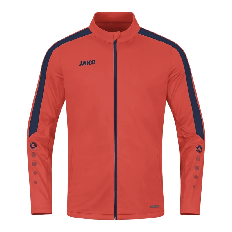 JAKO Trainingsanzug Polyester Power - flame/marine