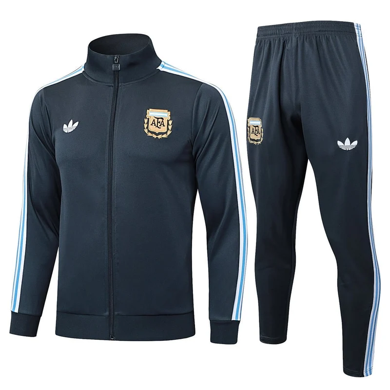 Argentinien Trainingsanzug 25/26 Jacke und Hose Herren Grau