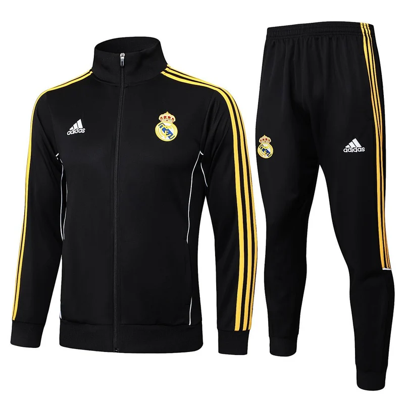 Real Madrid Trainingsanzug 25/26 Jacke und Hose Herren Schwarz