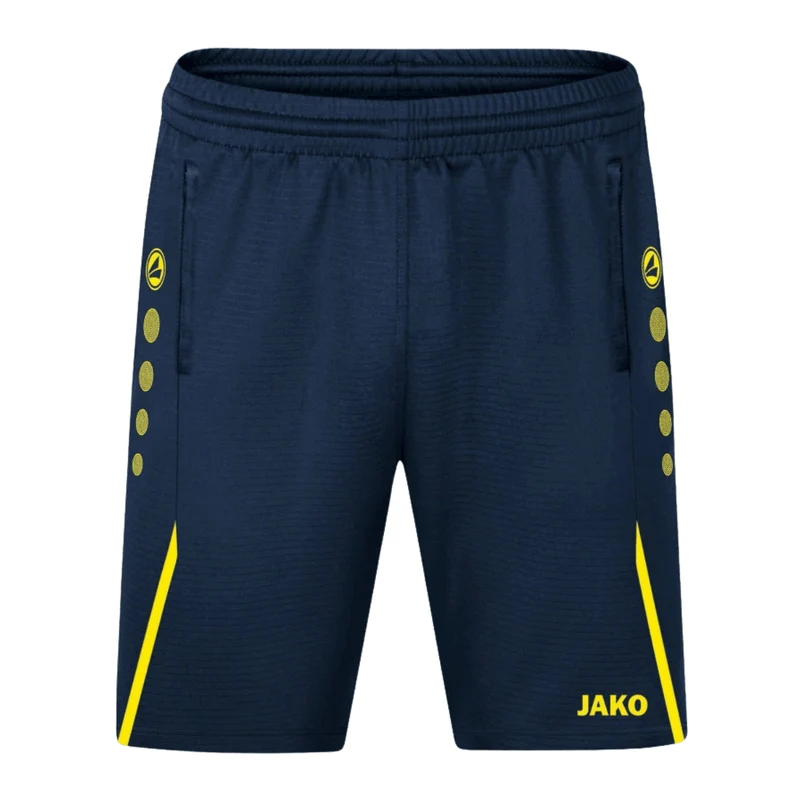 JAKO Trainingsshort Premium - marine/neongelb