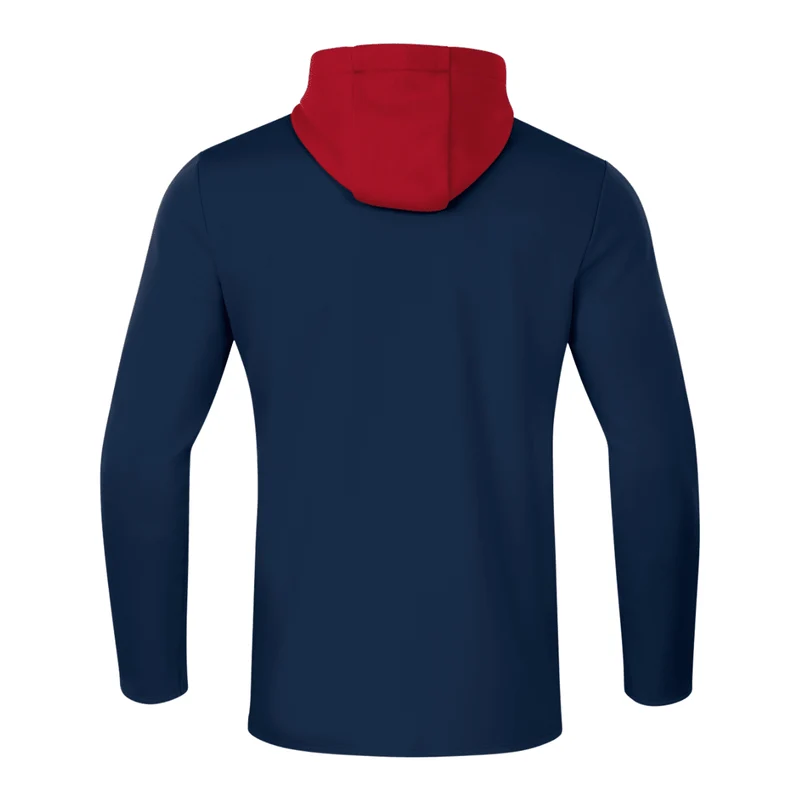 JAKO Kapuzenjacke Champ 2.0 - marine/chili rot