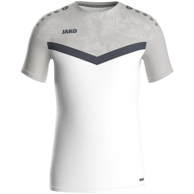 JAKO T-Shirt Iconic - weiß/soft grey/anthra light