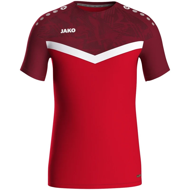 JAKO T-Shirt Iconic - rot/weinrot
