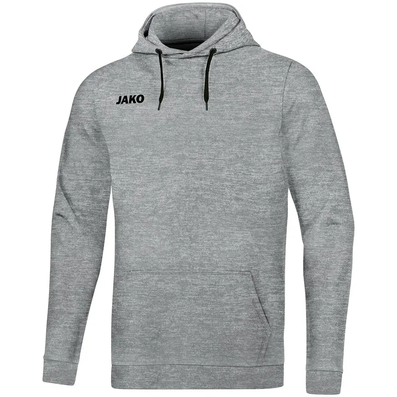 JAKO Kapuzensweat Base - hellgrau meliert