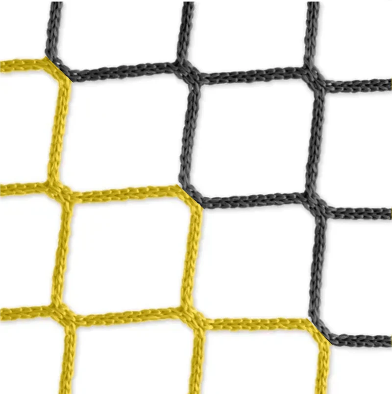 Rombull Tornetze 7,5x2,5 in schwarz/gelb / Auslage: 2x2m (1 Paar)