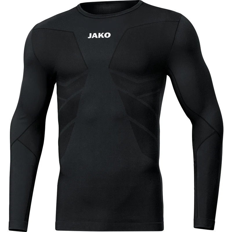 JAKO Longsleeve Comfort Recycelt - schwarz