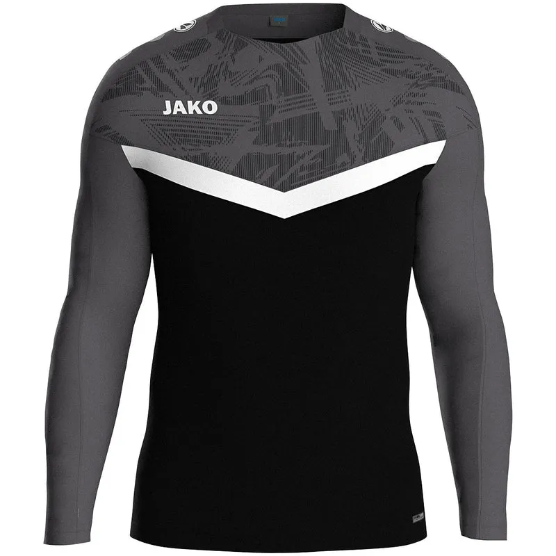 JAKO Sweat Iconic - schwarz/anthrazit