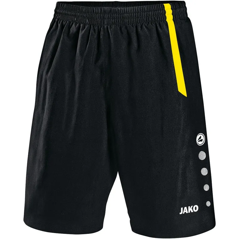 JAKO Sporthose Turin - schwarz/citro