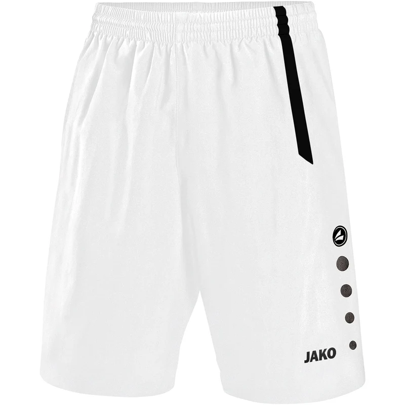JAKO Sporthose Turin - weiß/schwarz