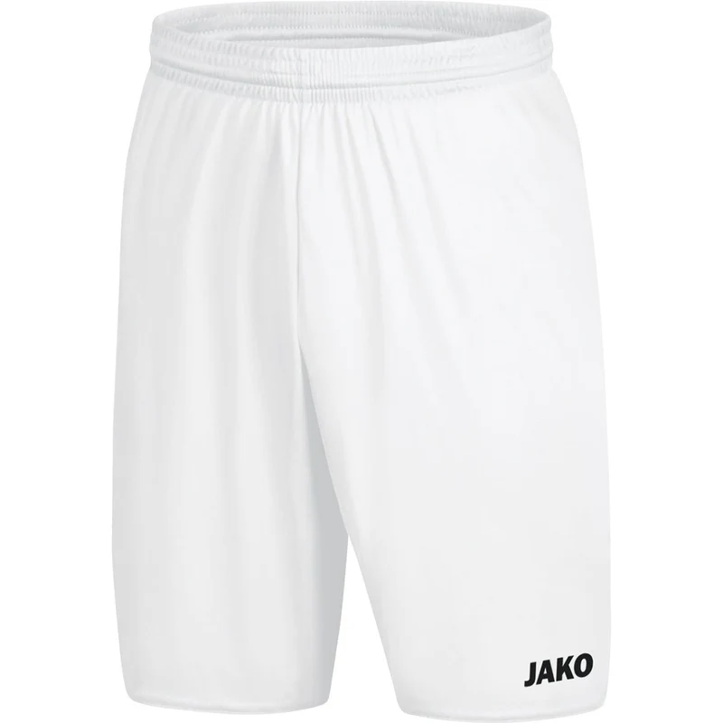 JAKO Sporthose Manchester 2.0 mit JAKO Logo, ohne Innenslip - weiß
