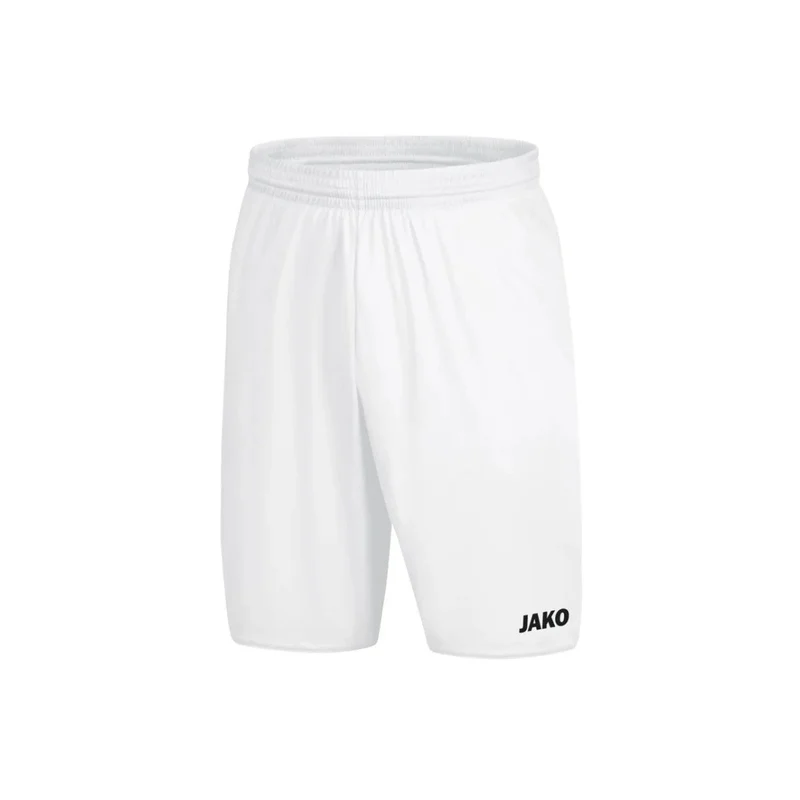 JAKO Sporthose Manchester 2.0 mit JAKO Logo, ohne Innenslip - weiß
