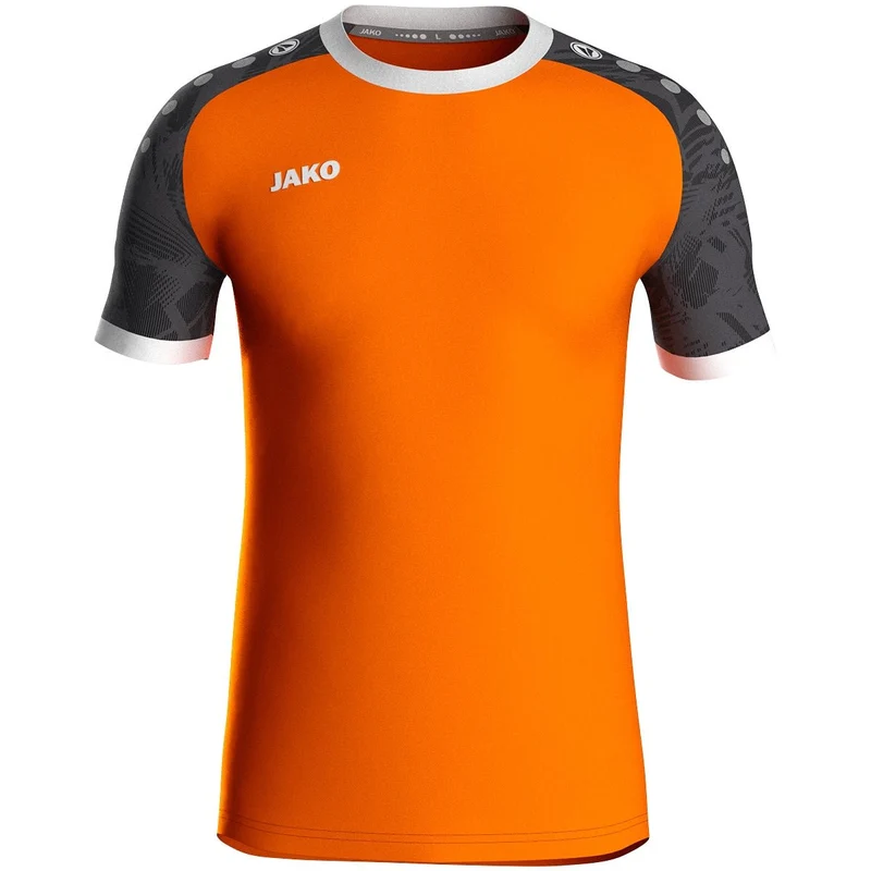 JAKO Trikot Iconic KA - neonorange/schwarz