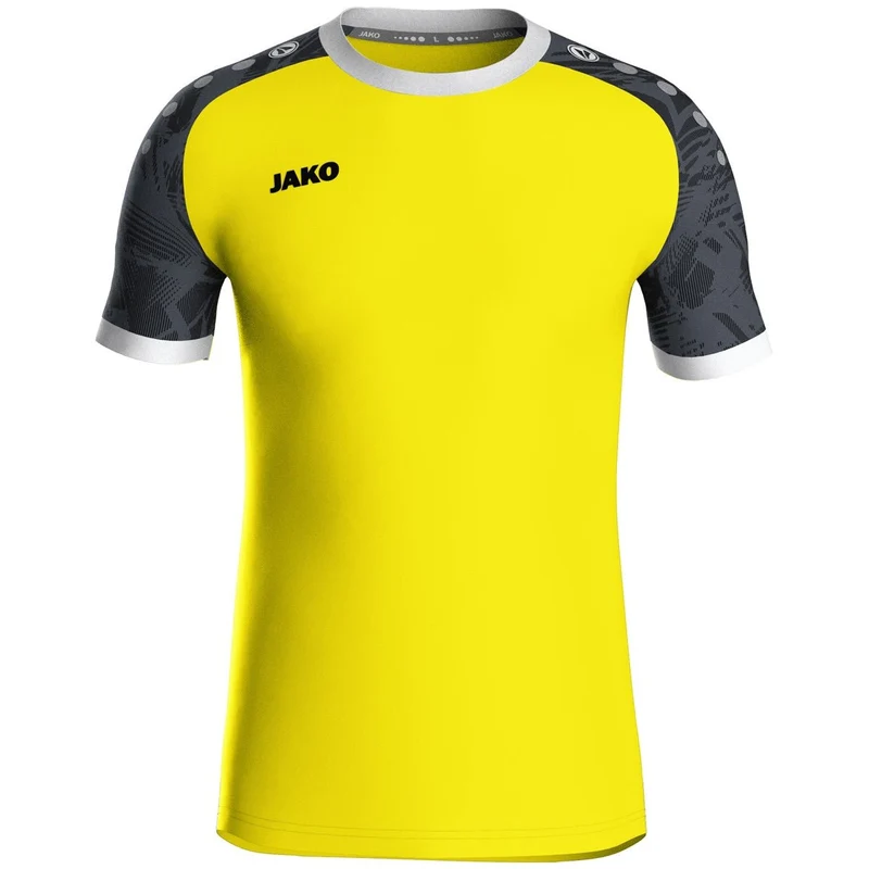 JAKO Trikot Iconic KA - soft yellow/schwarz