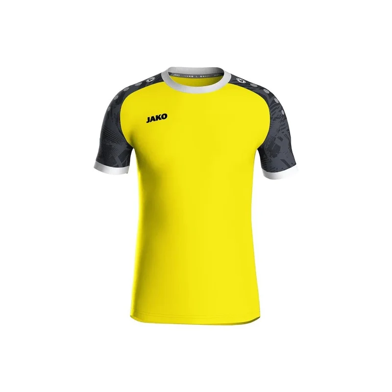 JAKO Trikot Iconic KA - soft yellow/schwarz