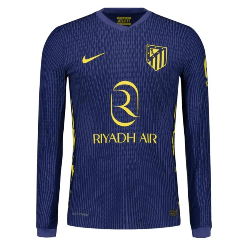 Atlético Madrid Langarm Auswärtstrikot 25/26 Herren Fan-Version