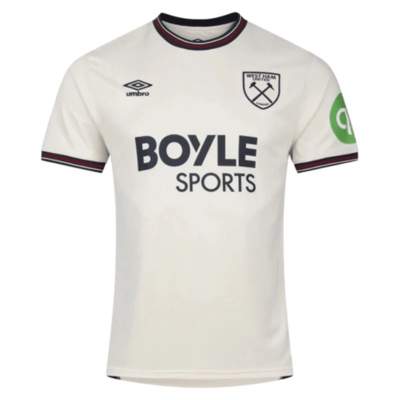 West Ham Auswärtstrikot 25/26 Herren Fan-Version Weiß