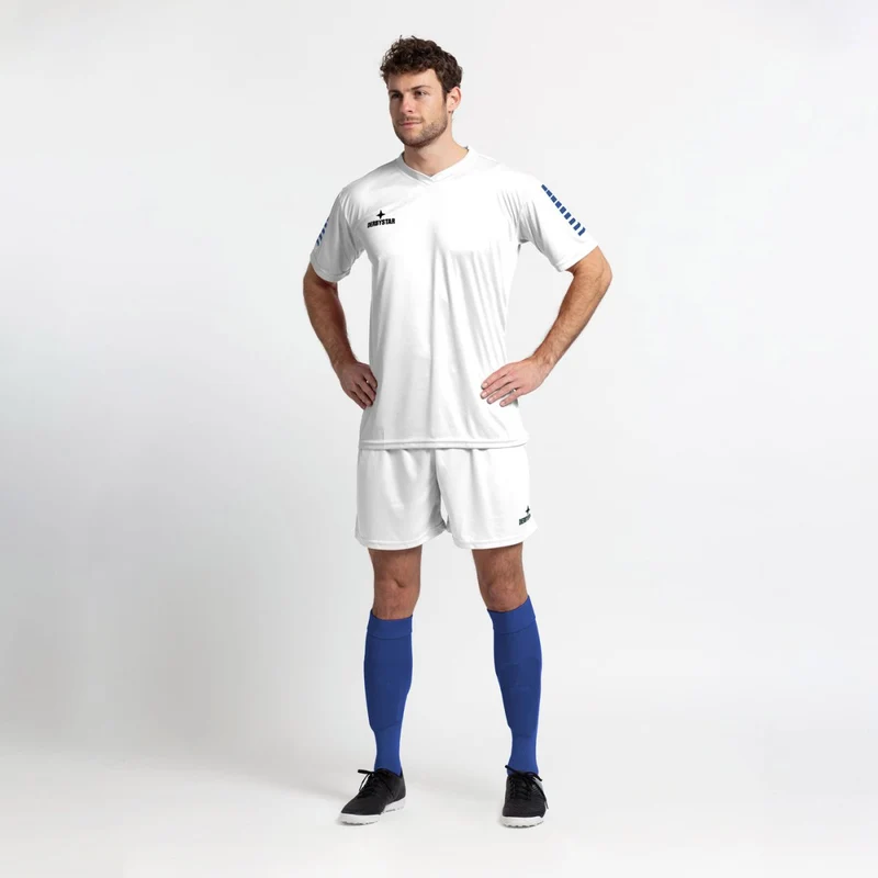 Derbystar Contra Trikot - weiss blau