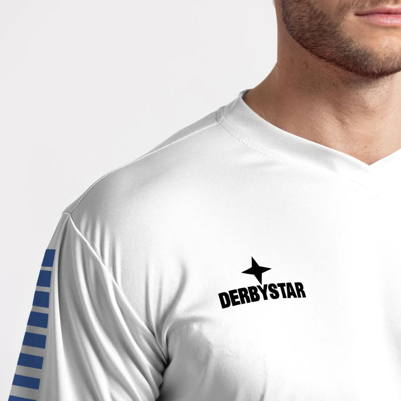 Derbystar Contra Trikot - weiss blau