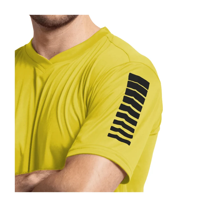 Derbystar Contra Trikot Gelb/Schwarz – Atmungsaktives Fußballtrikot