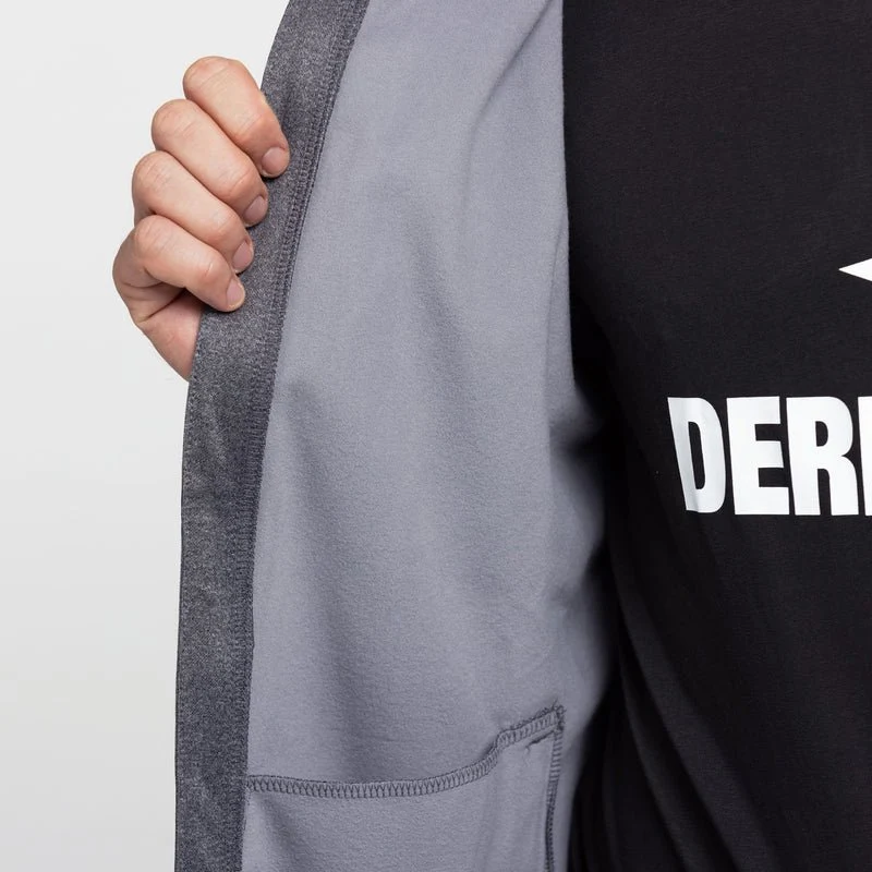 Derbystar Primo Kapuzenjacke - grau schwarz