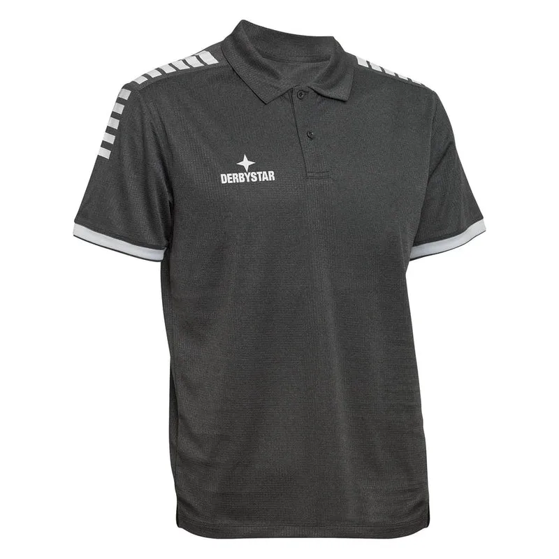 Derbystar Primo Polo-Shirt - grau schwarz