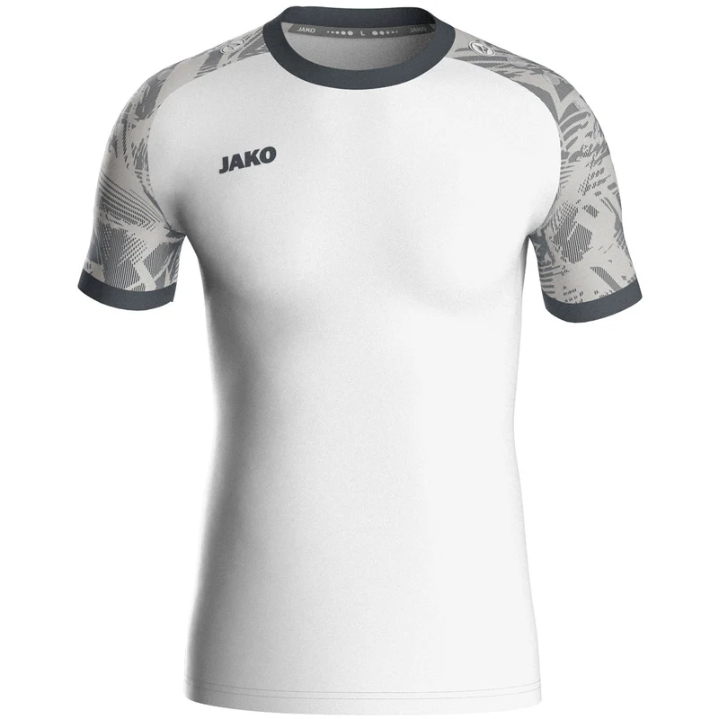 JAKO Trikot Iconic KA - weiß/soft grey/anthra light
