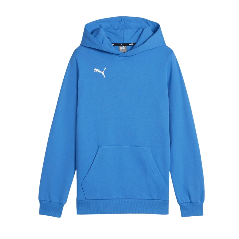 Puma teamGOAL Casuals Hoodie Kinder blau weiß