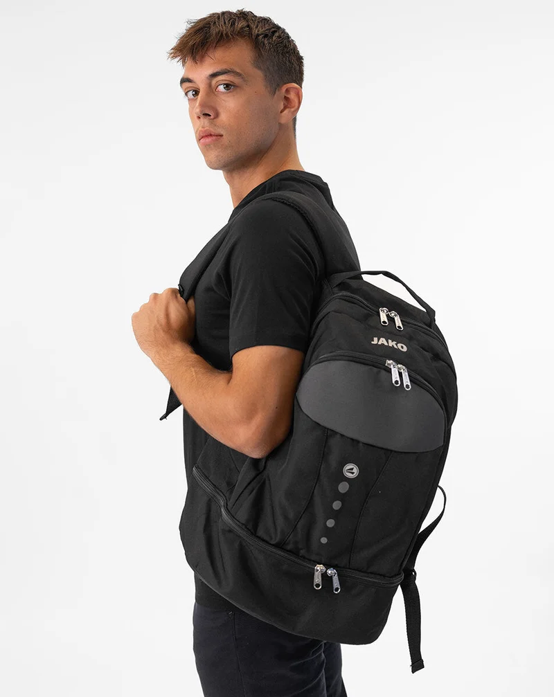 JAKO Rucksack TLS mit Bodenfach - schwarz