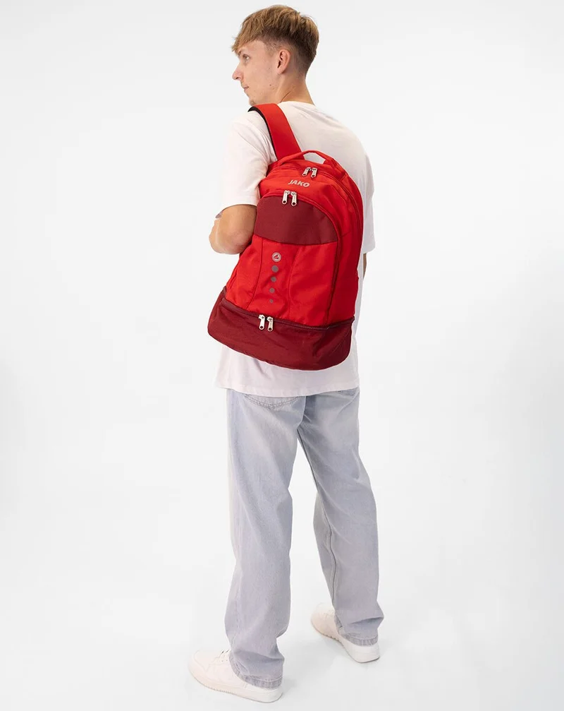 JAKO Rucksack TLS mit Bodenfach - rot