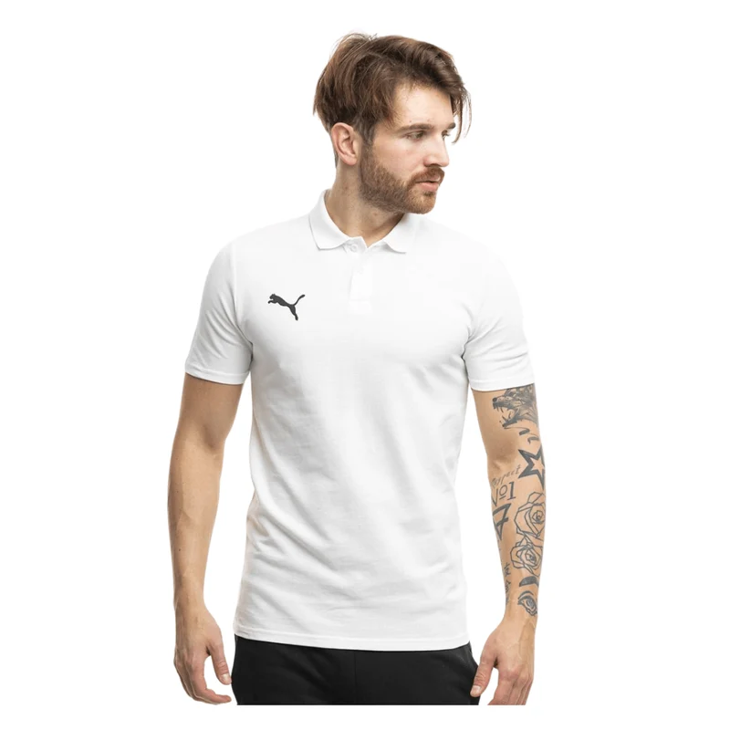 Puma teamGOAL Casuals Polo - Weiß/Schwarz