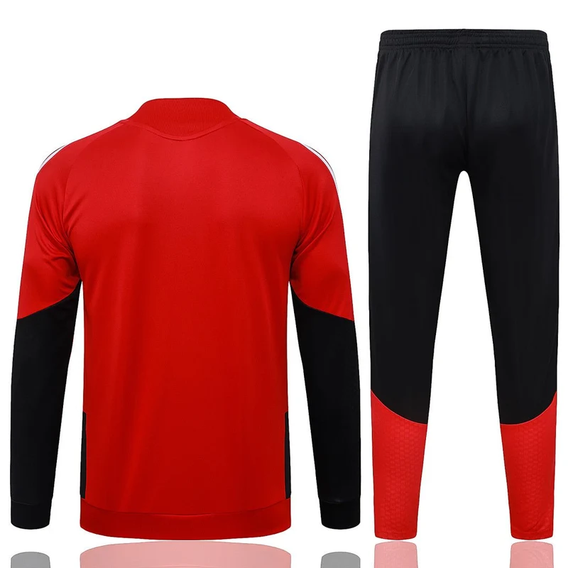 Deutschland Trainingsanzug 26/27 Jacke Rot und Hose Schwarz