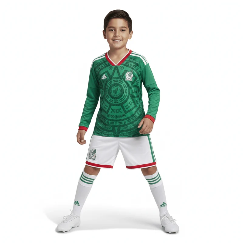 Kinder-Set Mexiko Heimtrikot 26/27 Trikot und Shorts