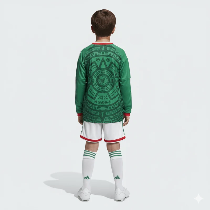 Kinder-Set Mexiko Heimtrikot 26/27 Trikot und Shorts