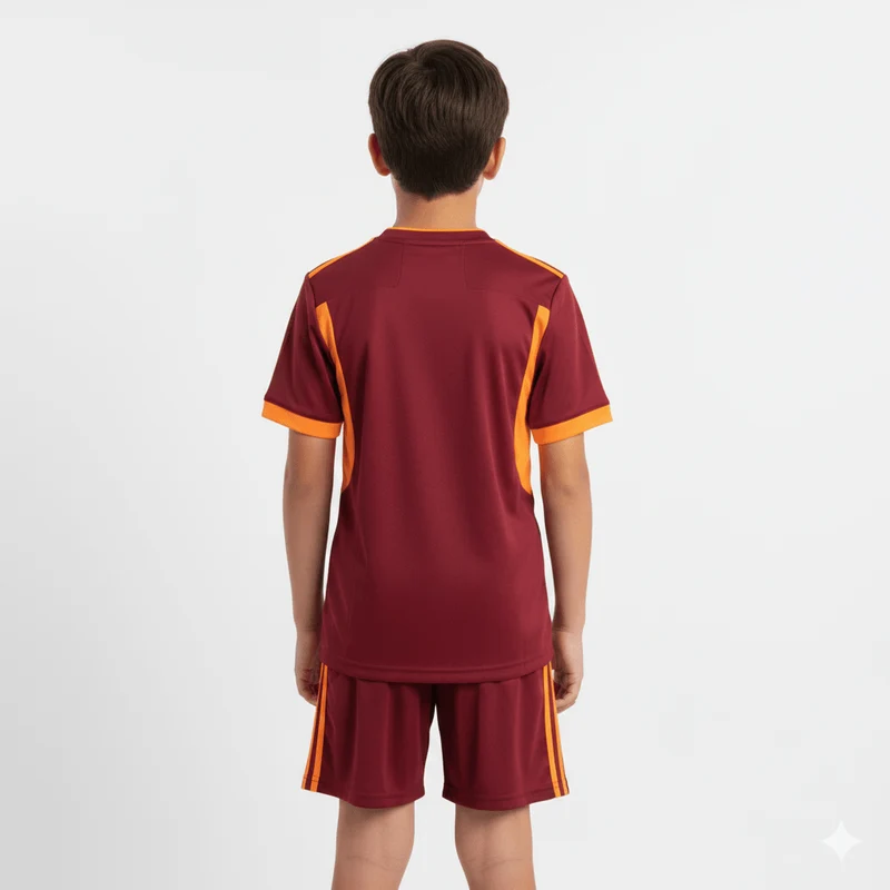 AS Roma Kinder Heimset 25/26 Trikot und Shorts
